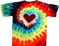 Heart on Rainbow Spiral Unique Girl Clothing