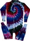 Cranberry Spiral UnionSuit