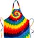 Rainbow Spiral Apron