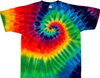 12 color tie dye rainbow shirts