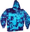 Blue Purple Tie Dye Hoodie