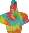 Womens Hoodie - Pastel Spiral