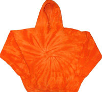 Orange Tie Dye Hoodie