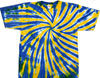 Gold n Blue Spiral