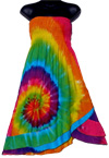 Rainbow Convertible Tie Dye Dress Skirt