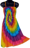 Rainbow Tie Dye Sarong Dress
