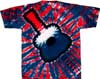 Red, White, Blue Guitar T Shirts