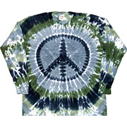 tie dye peace sign t-shirts 